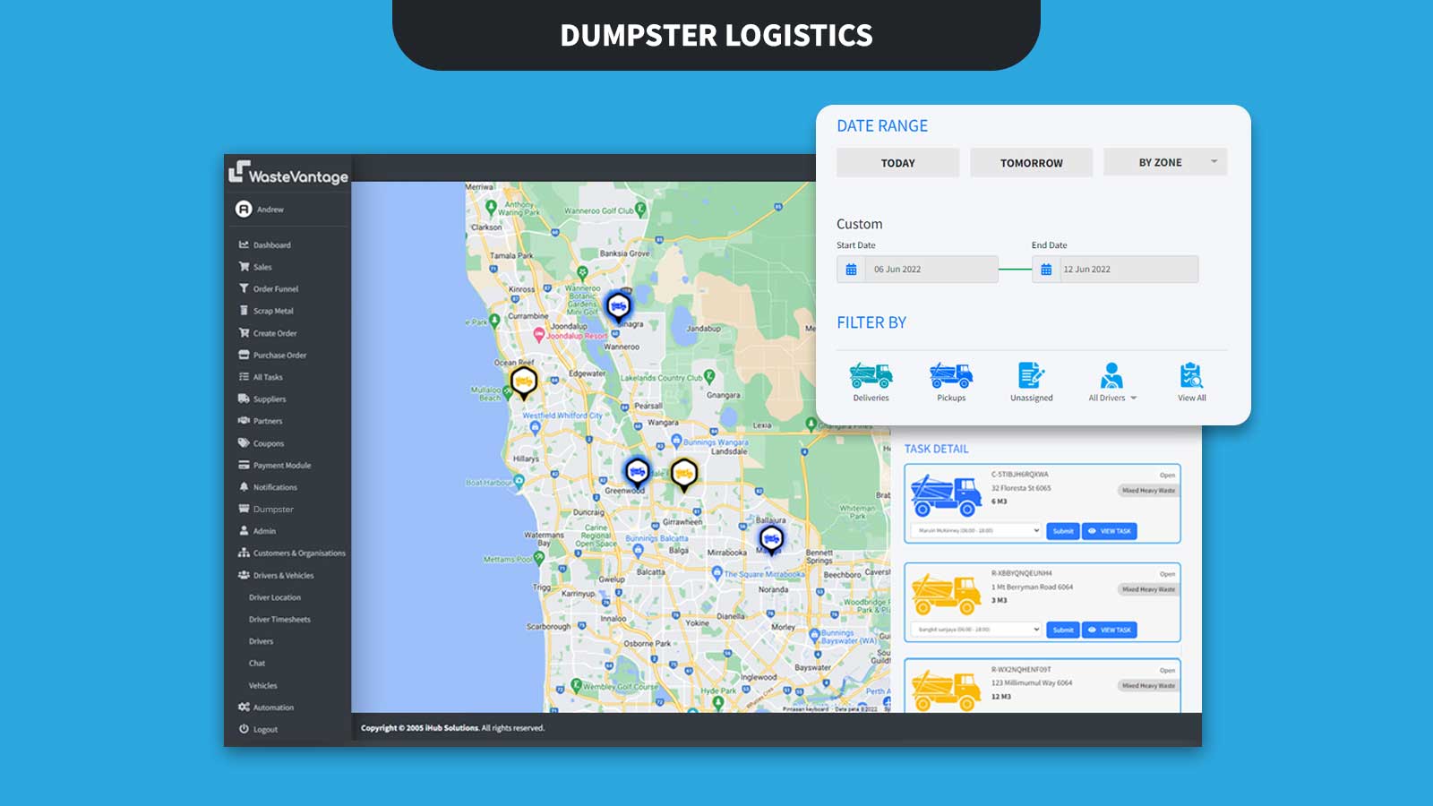 dumpster tracking feature screenshot 1