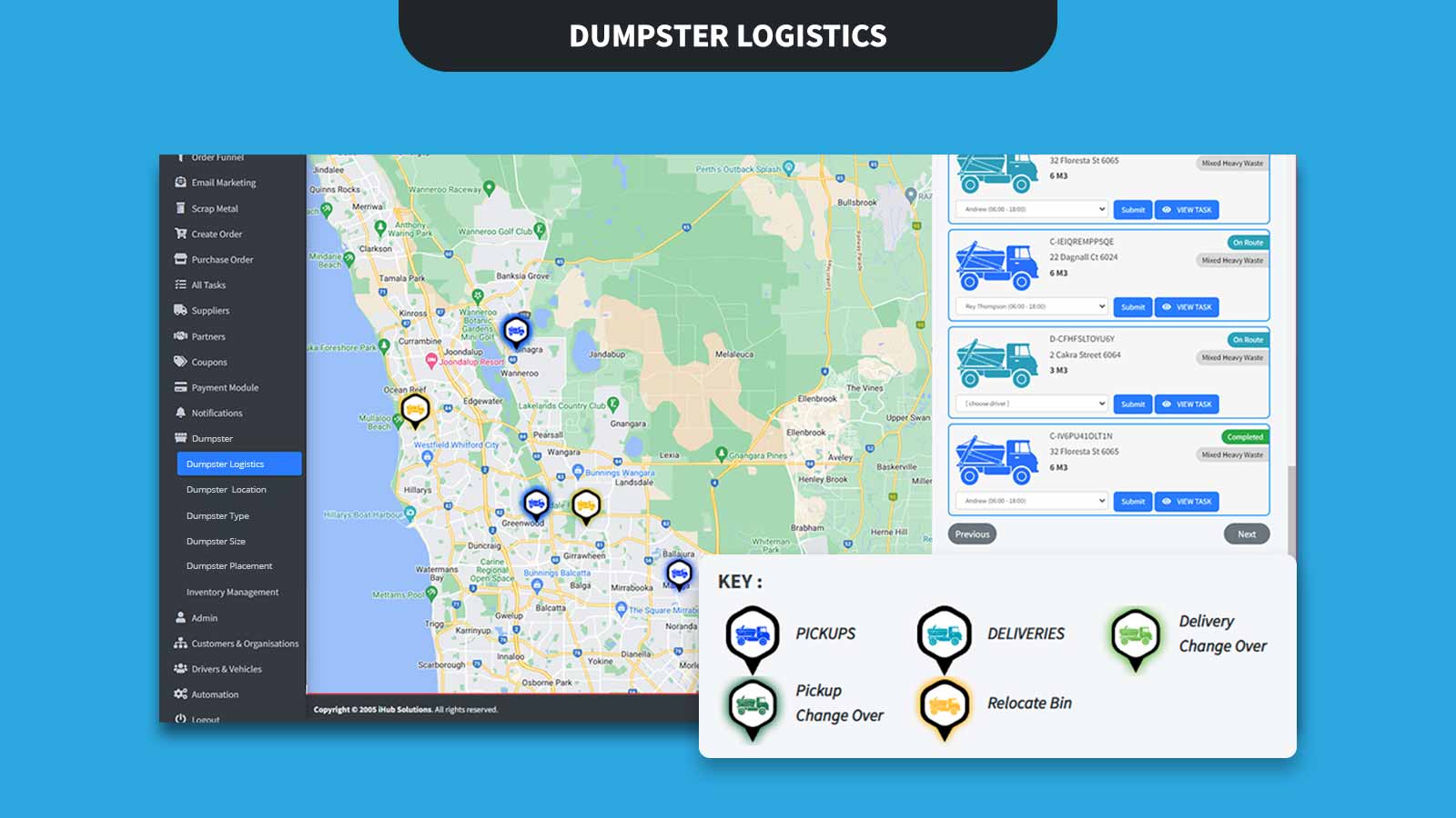 dumpster tracking feature screenshot 3