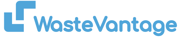 WasteVantage logo blue