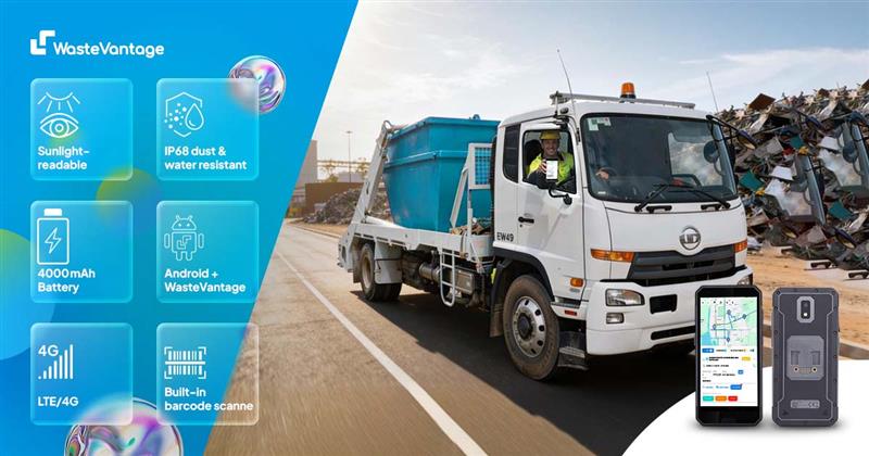 MDT665 rugged handheld device for Australian field operations, featuring a sunlight-readable display and IP68 durability.